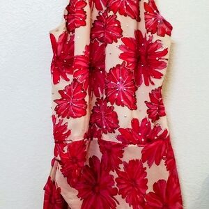 Chetta B 100% Silk & Embroidered Sleeveless Blouse